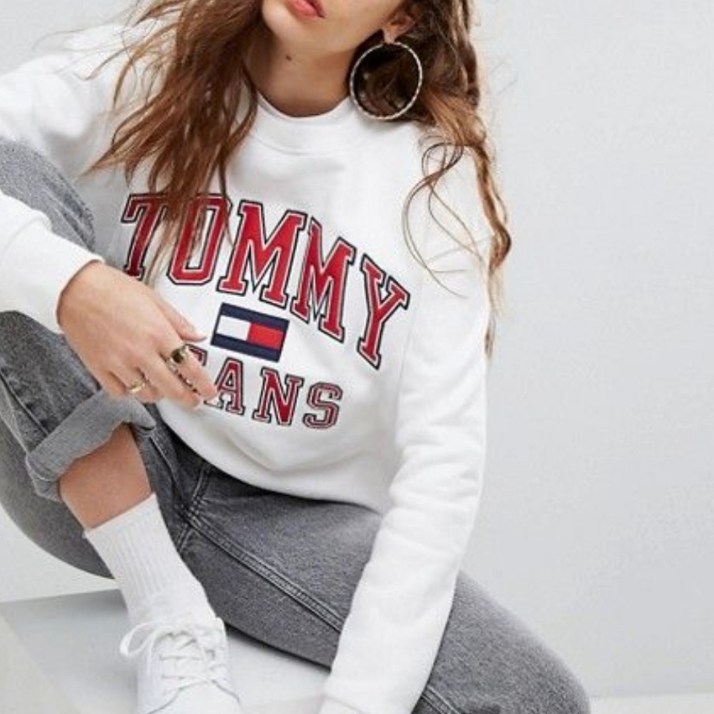 Tommy Hilfiger White Sweatshirt